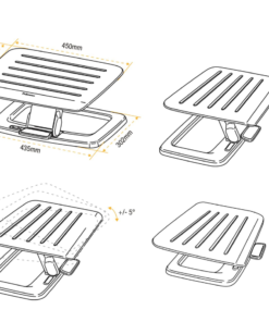 indiquer toutes les dimensions du repose pieds